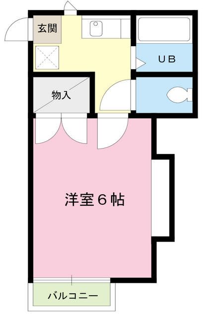 アアロット　アパートメント 間取り