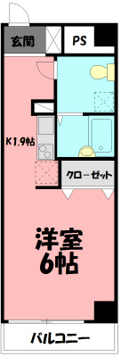 インフィニティー湘南  301号室 間取り