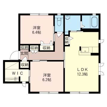 ｍａｉｓｏｎ　ｄｅ　ｓｈｏｏｔ　Ⅰ 101号室 間取り