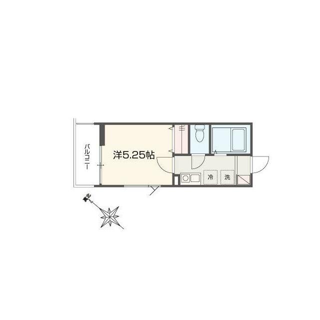 MELLAS桜ヶ丘 101号室 間取り