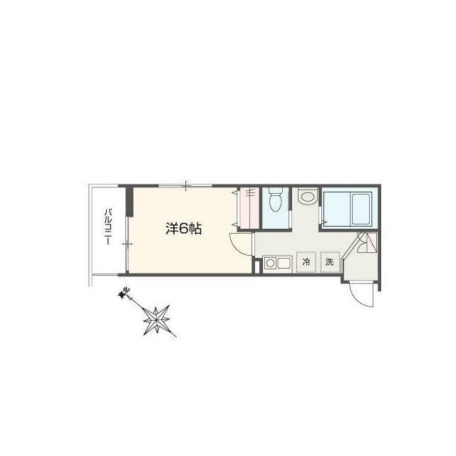 MELLAS桜ヶ丘 105号室 間取り