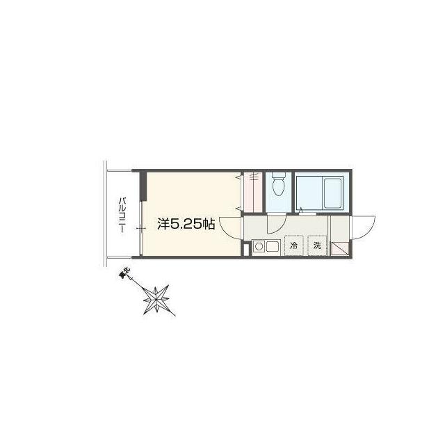 MELLAS桜ヶ丘 204号室 間取り