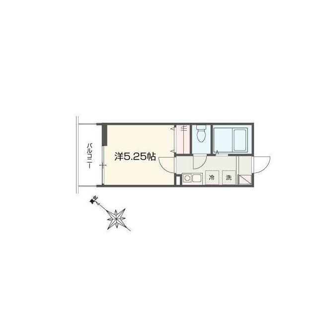 MELLAS桜ヶ丘 302号室 間取り