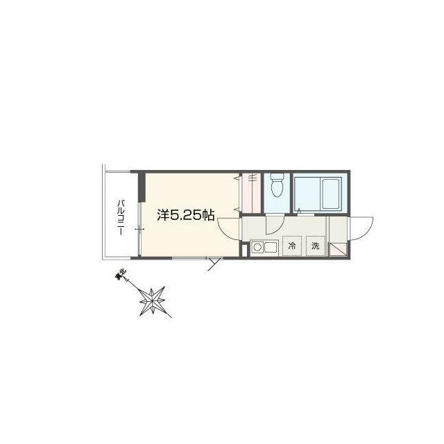 MELLAS桜ヶ丘 301号室 間取り