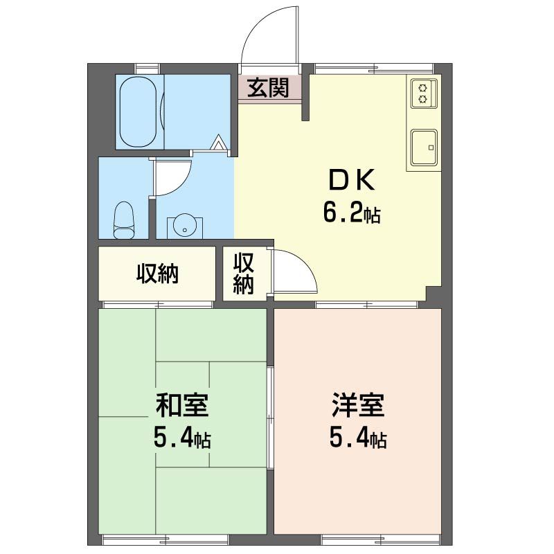 ヴィラウィングス 103号室 間取り