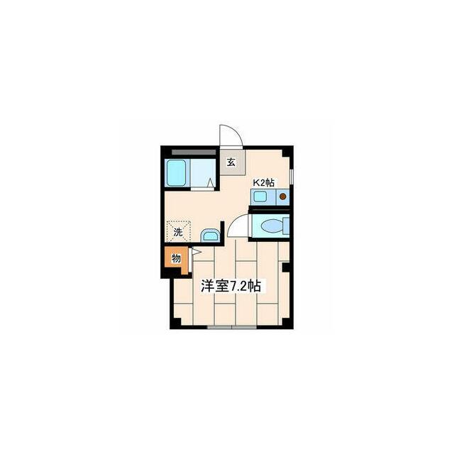 ドエル左岸 205号室 間取り