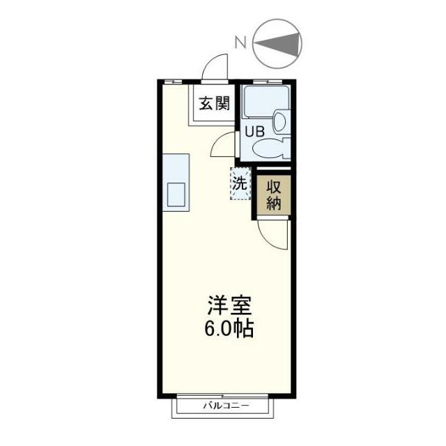 グランドパレスサネカタ 2F号室 間取り
