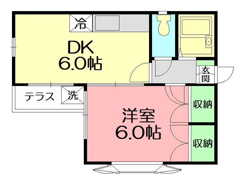 戸塚第20レジデンス 101号室 間取り