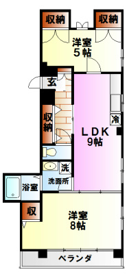 保高ビル 402号室 間取り