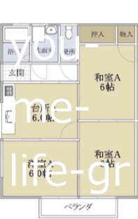 みやびハイツ 103号室 間取り