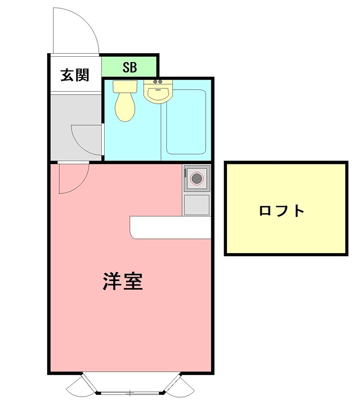 ベルピア緑園都市 104号室 間取り