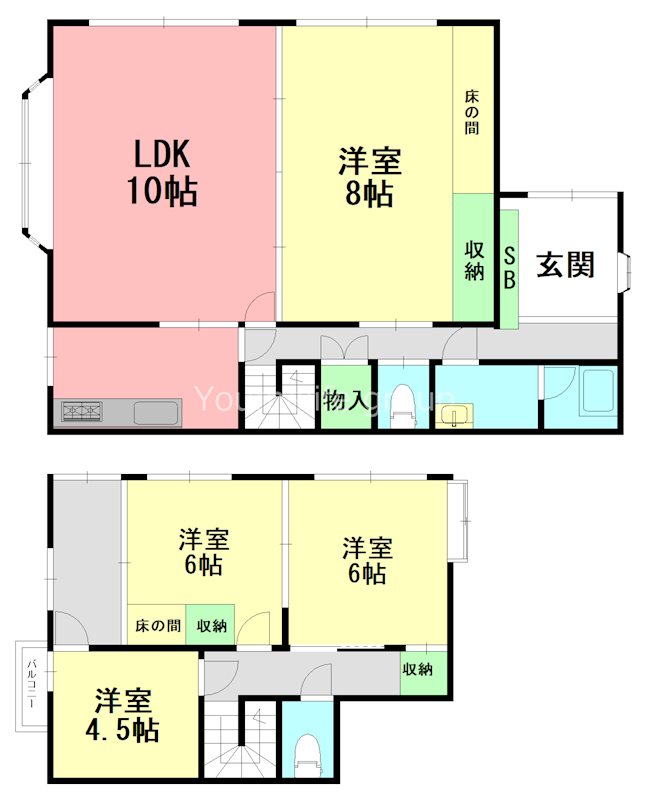 松浪１丁目　田島邸 間取り