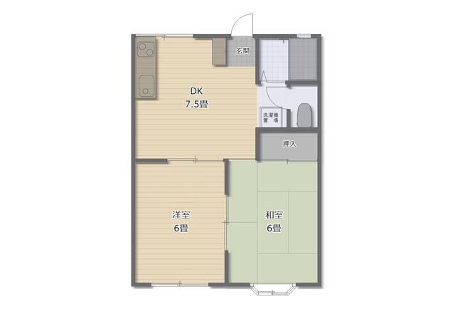 マキシム21 103号室 間取り