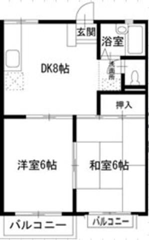 クレスト湘南 207号室 間取り