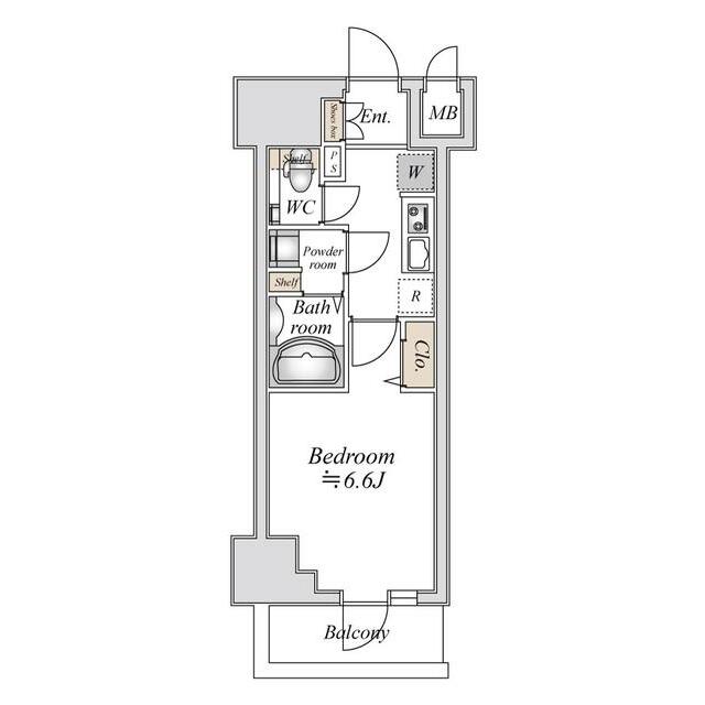 小田急伊勢原駅前マンション 0304号室 間取り