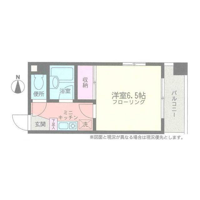 ラ・ルーン茅ヶ崎 3E号室 間取り