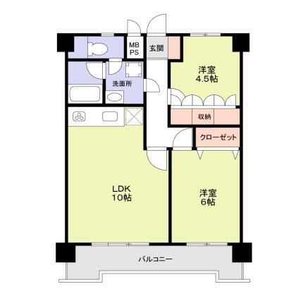 スミノ藤沢 903号室 間取り