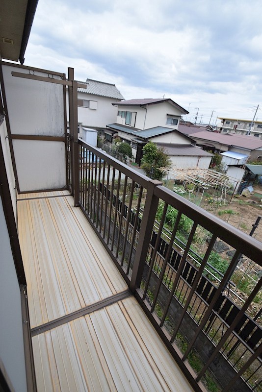 コンフォール栢山 ベランダ