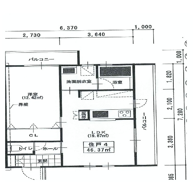 エイトピュア汐見台 203号室 間取り