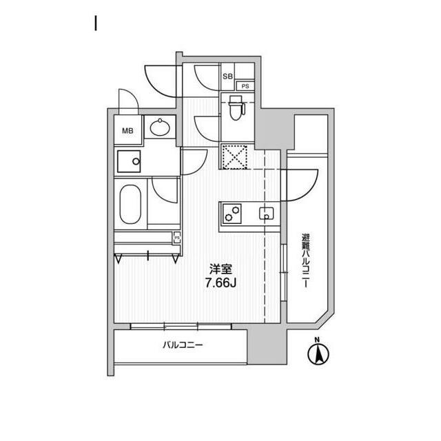 TOPAZ本厚木 609号室 間取り