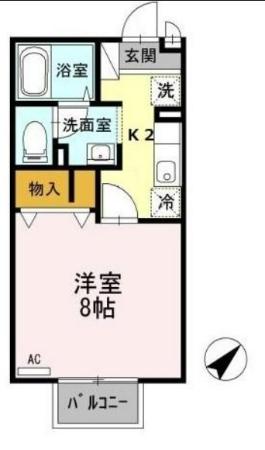 アネックス　Ⅰ 105号室 間取り