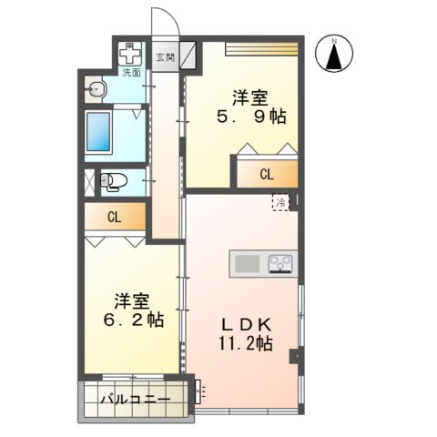 Un homme(アンノーム) 間取り