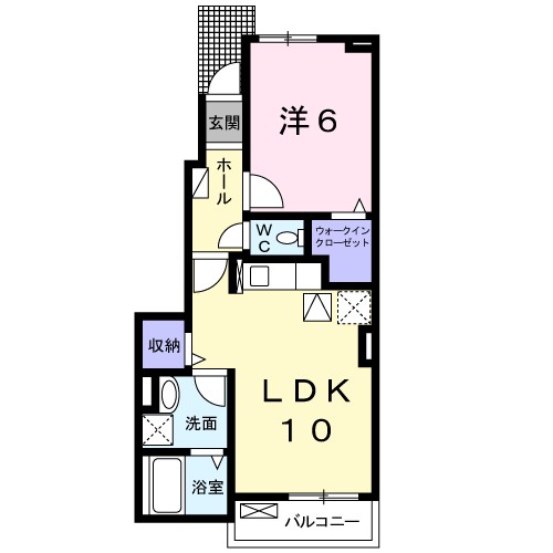 メゾンドＣ．Ｗ 103号室 間取り