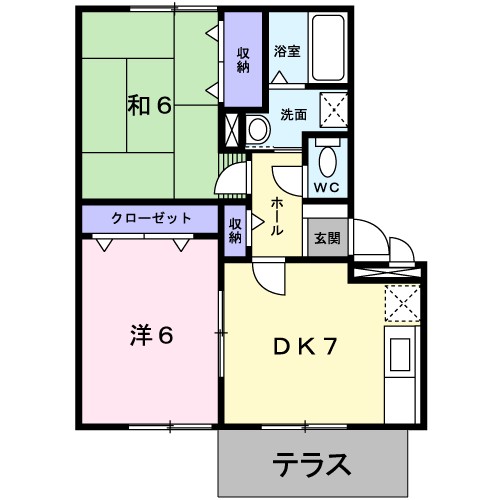 ガーデンハイツC 104号室 間取り