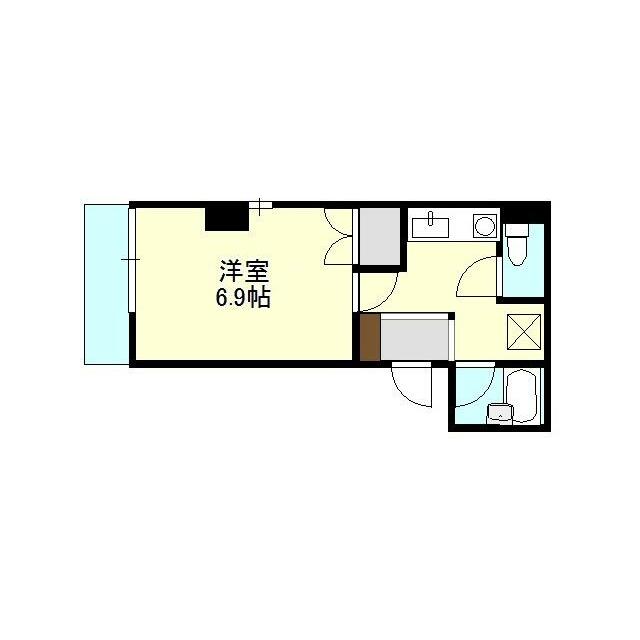 門倉第２湘南台ビル 501号室 間取り