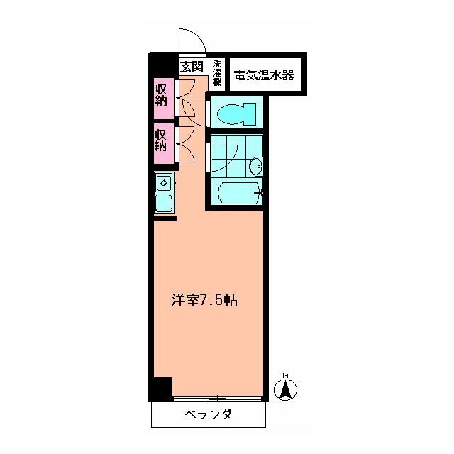 峯山ビル 201号室 間取り