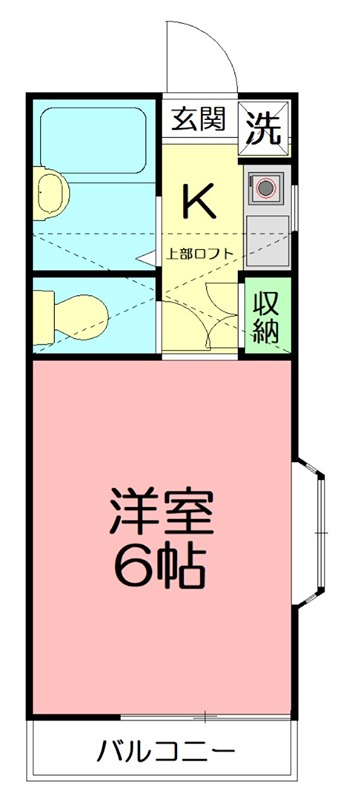 ルミエールミタ 201号室 間取り