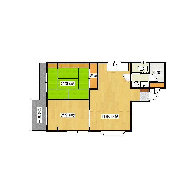 ハイシティ鵠沼 301号室 間取り