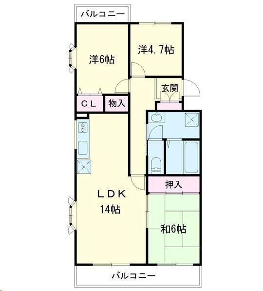 エスペランサ21 101号室 間取り