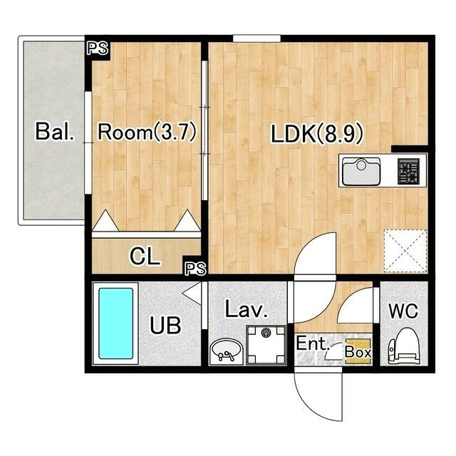 （仮称）ジーメゾン伊勢原デルタ 0101号室 間取り