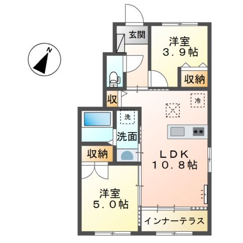 エイコンフィールドⅠ 間取り