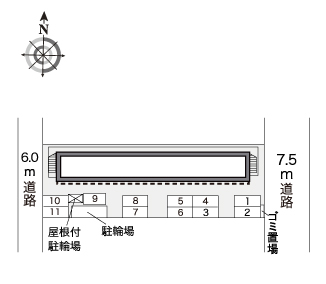 レオパレスファイン 駐車場