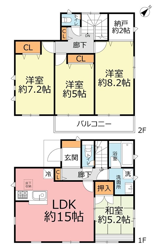 クレイドルガーデン松田町松田惣領第１５３号棟 間取り