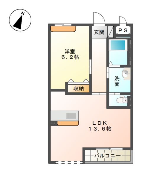 ル・アンジェ 間取り