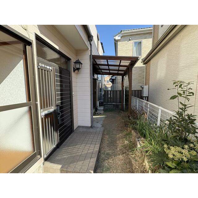 長後戸建貸家 ベランダ