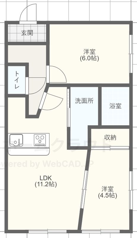レジデンス花の木 301号室 間取り