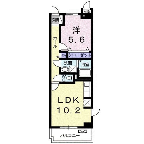 プラシード・レジデンス　鎌倉 301号室 間取り