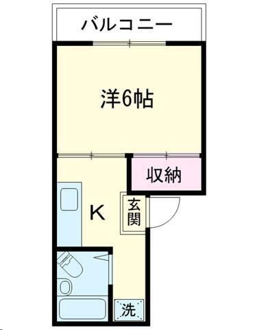 ジュネス湘南 102号室 間取り