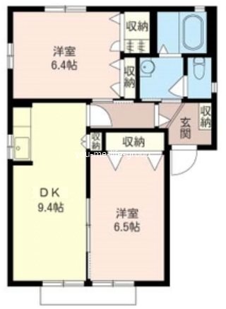シトロンガーデンC 101号室 間取り