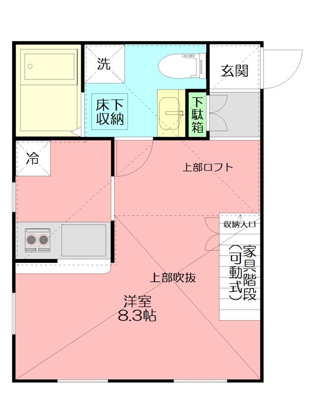 プリマ伊勢原弐番館 201号室 間取り