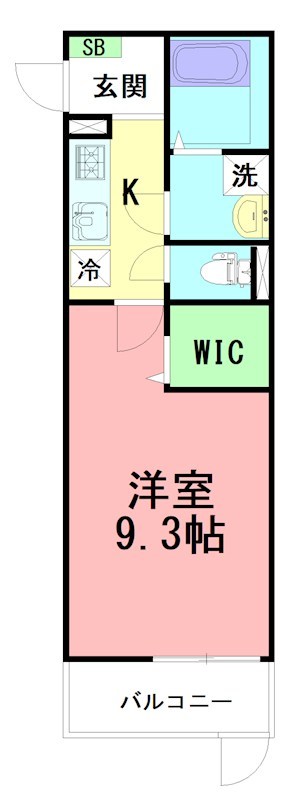 イクシオ笠間Ⅱ 201号室 間取り
