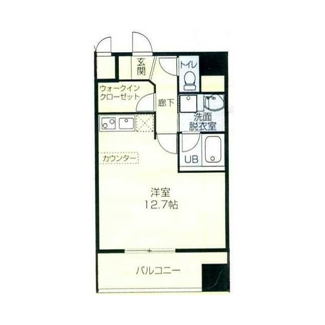 オパールマンション 902号室 間取り