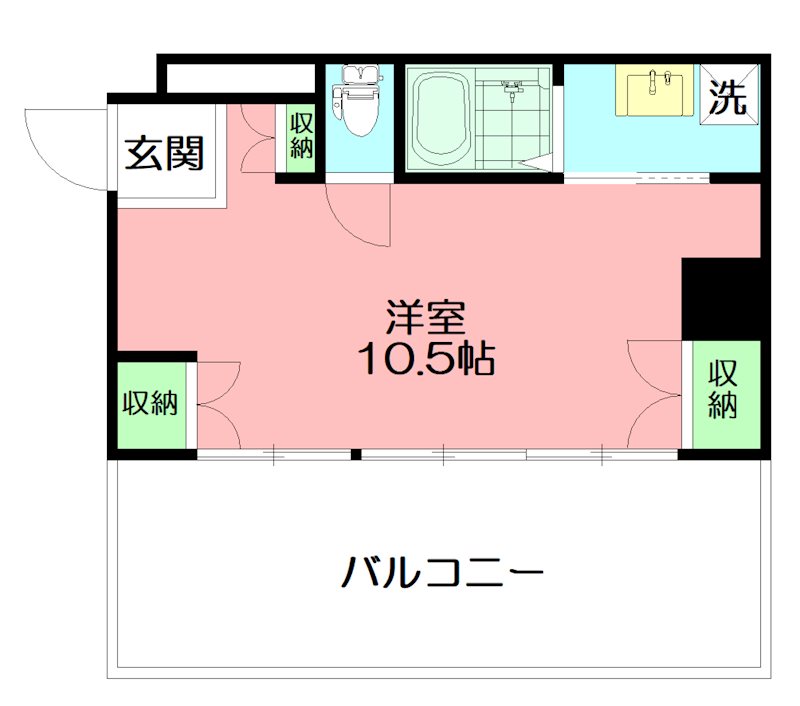 アーバンビュー本町 602号室 間取り
