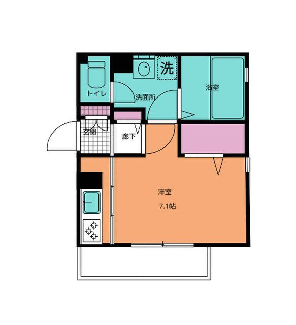 Fiore湘南 303号室 間取り