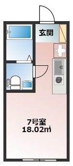 ＢＡＣＥ上和田 107号室 間取り