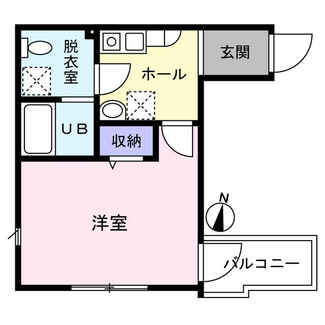 ハウズライフ厚木六番館 103号室 間取り